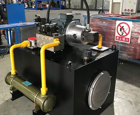 Aluminum profile industry: Hot saw hydraulic station